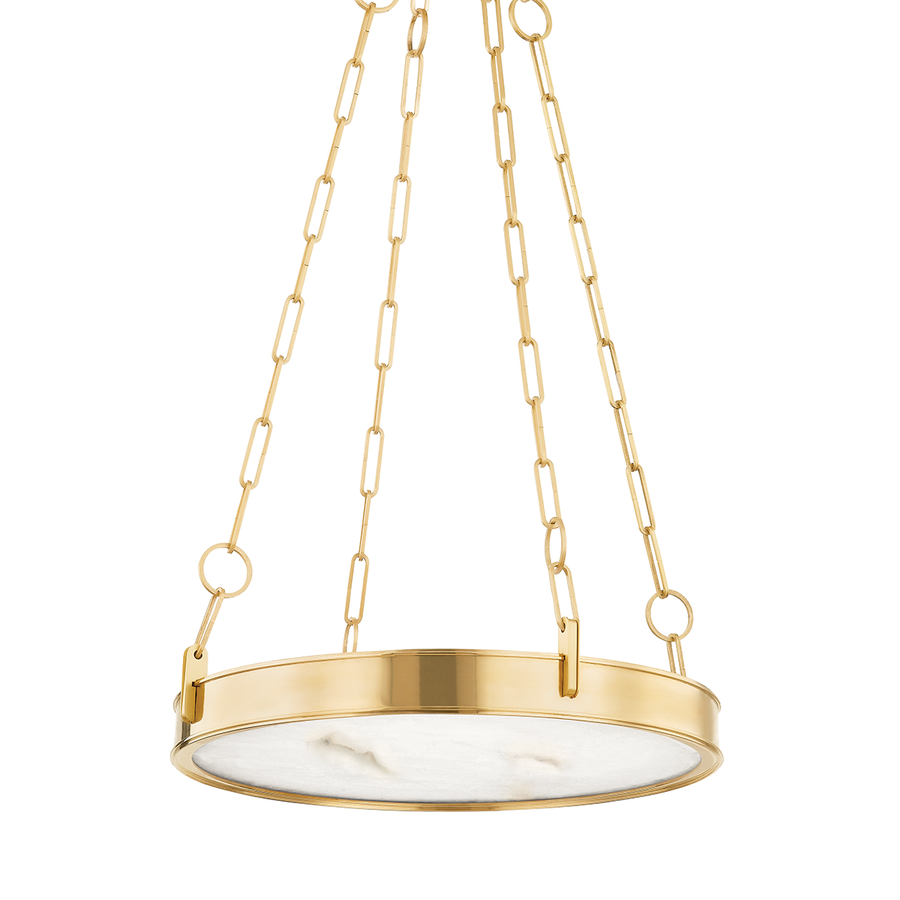 Hudson Valley Lighting Kirby Chandelier — Aged Brass
