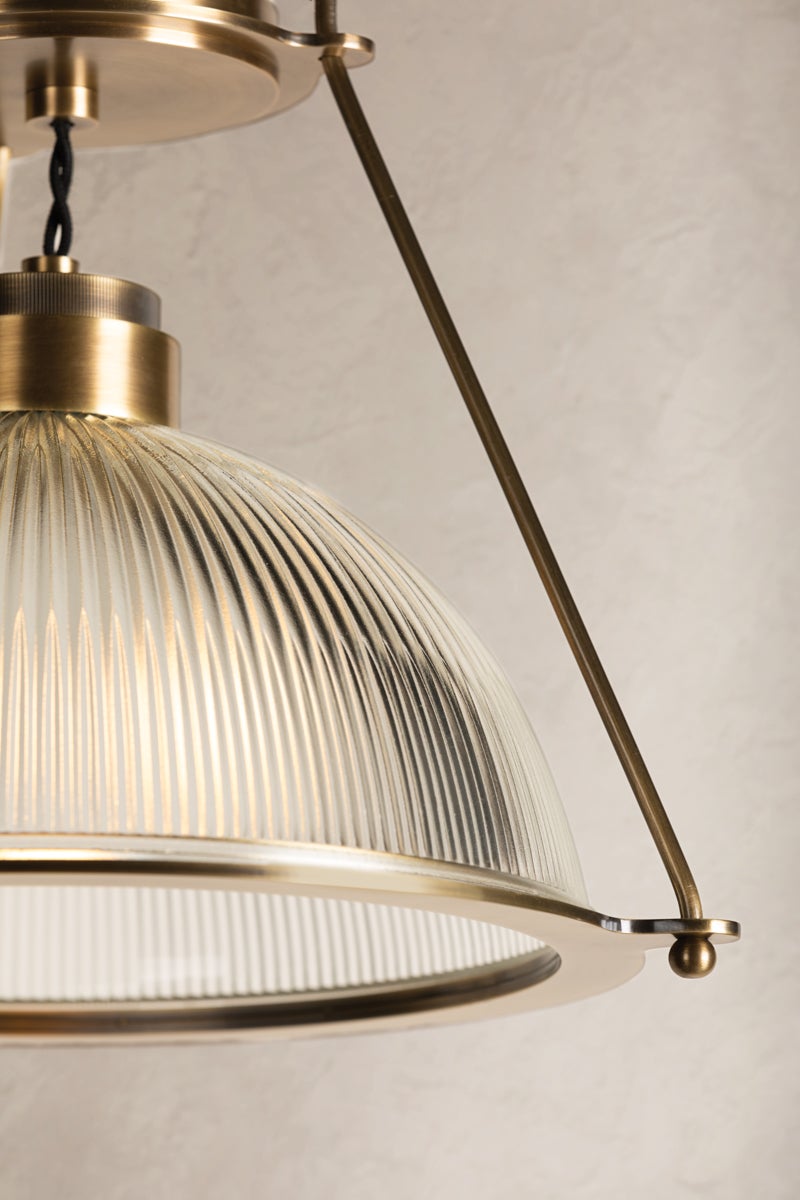Troy Lighting GLINT Semi Flush — C2118-PBR