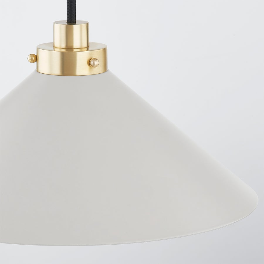 Hudson Valley Lighting CLIVEDON Pendant — MDS1401-AGB/OW