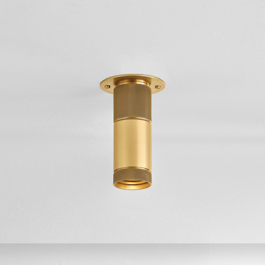 Hudson Valley Lighting DIGHTON FLUSH MOUNT — Aged Brass