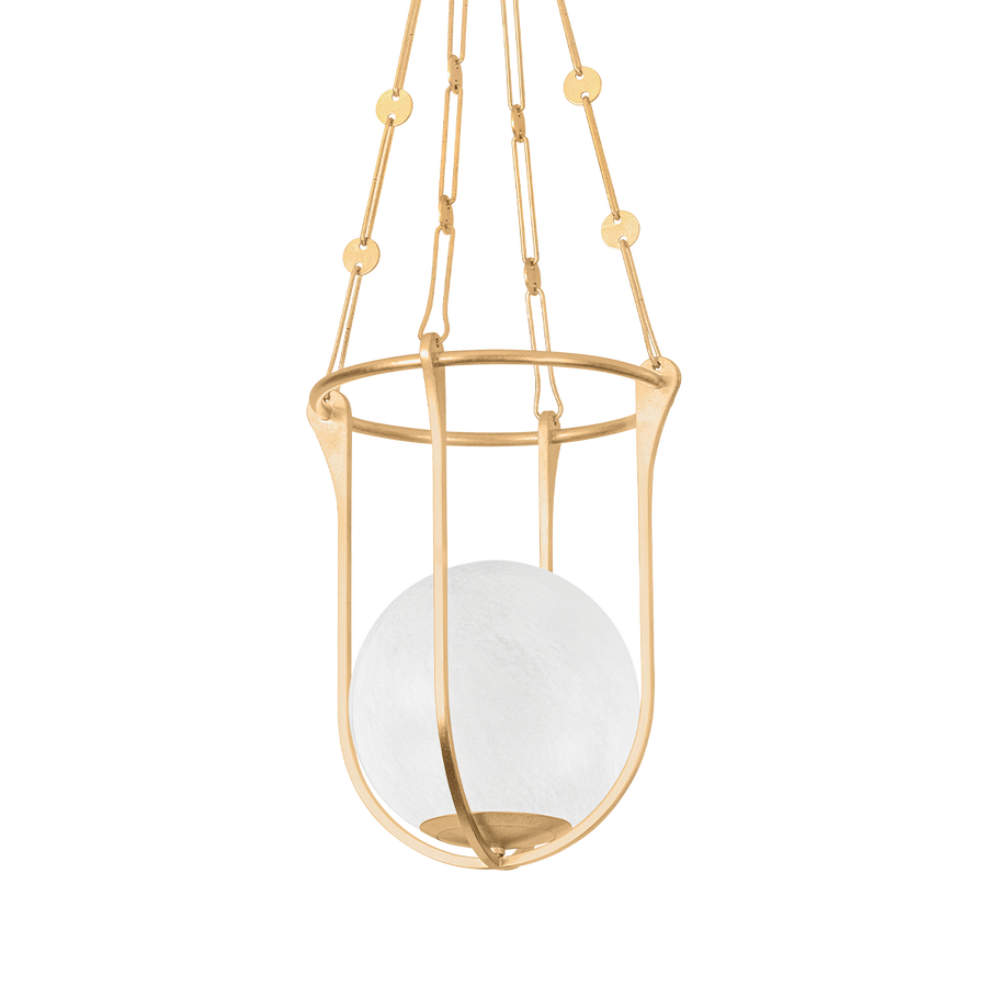 Hudson Valley Lighting VERBANK LANTERN — Vintage Gold Leaf