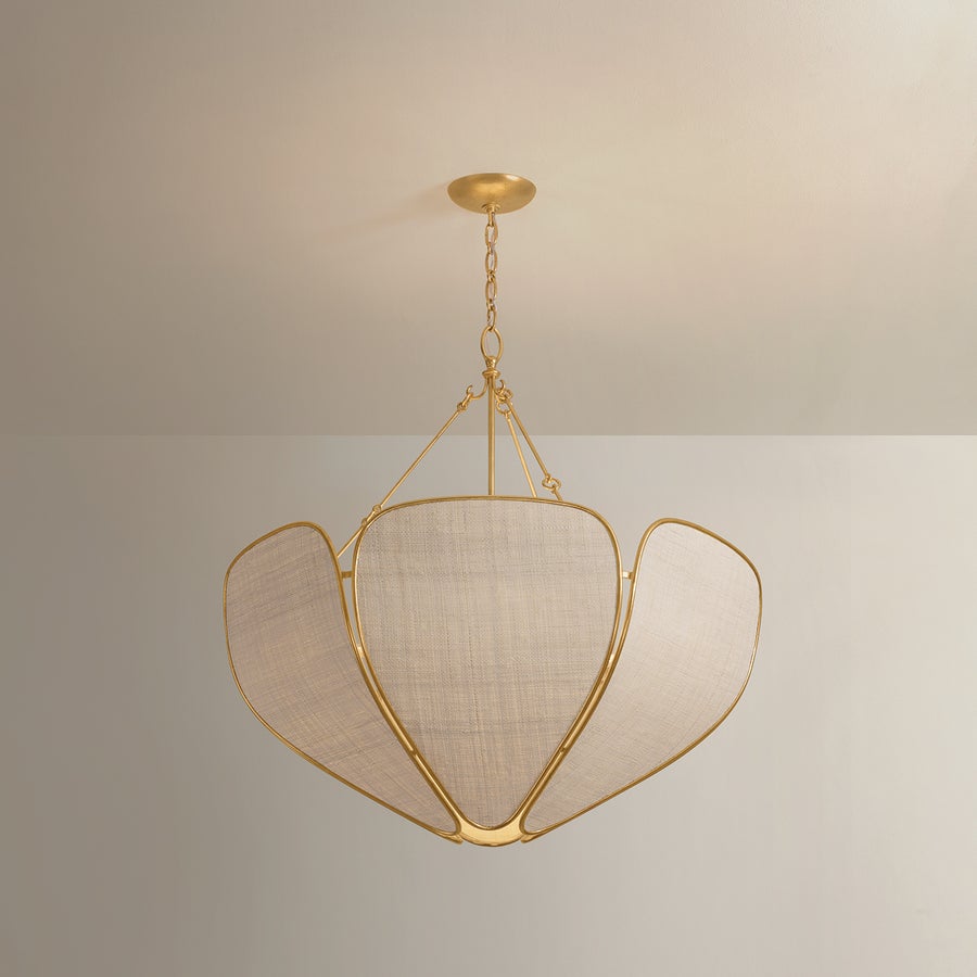 Hudson Valley Lighting Bayville Pendant — Vintage Gold Leaf
