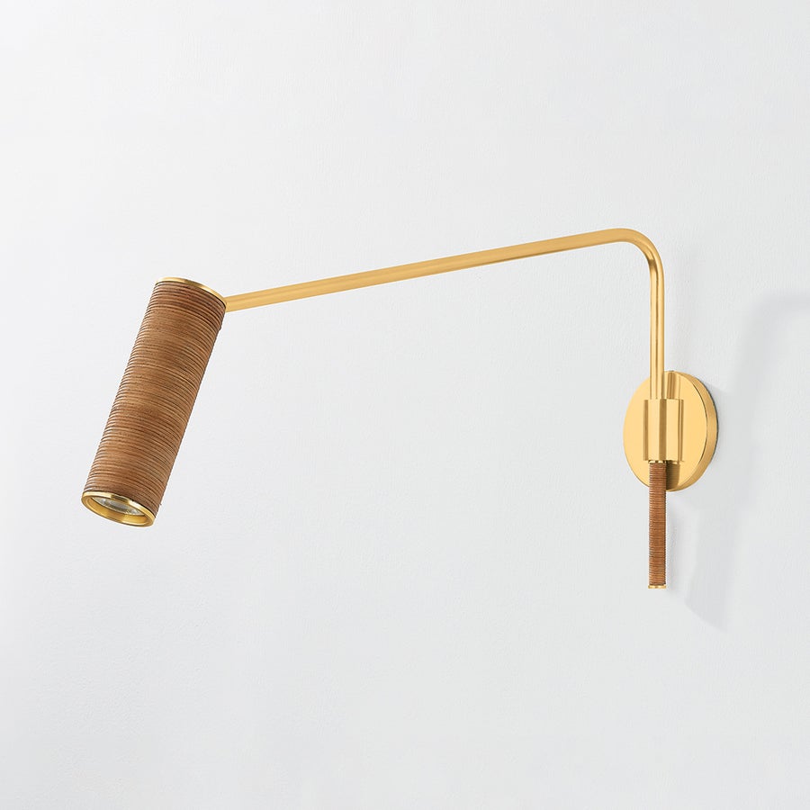 Hudson Valley Lighting NARRAGANSETT Wall Sconce — Aged Brass