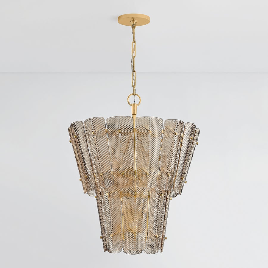 Hudson Valley Lighting CASSIAN Chandelier — Vintage Gold Leaf