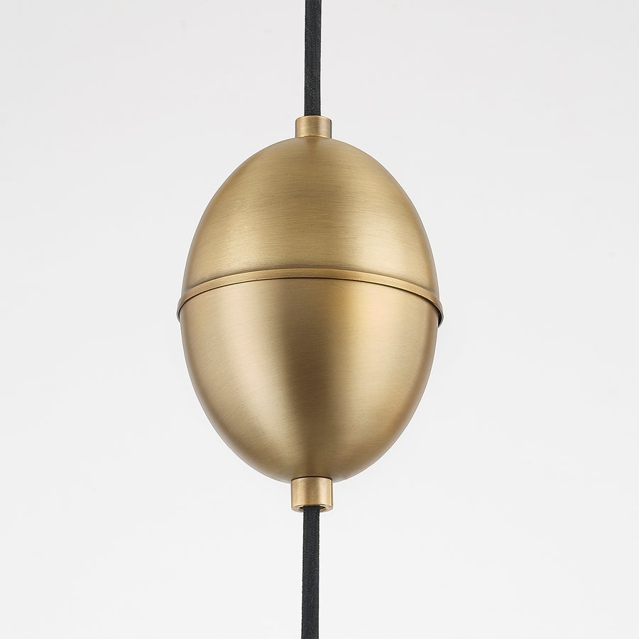 Troy Lighting FONTANA Pendant — F7618-PBR/SSD
