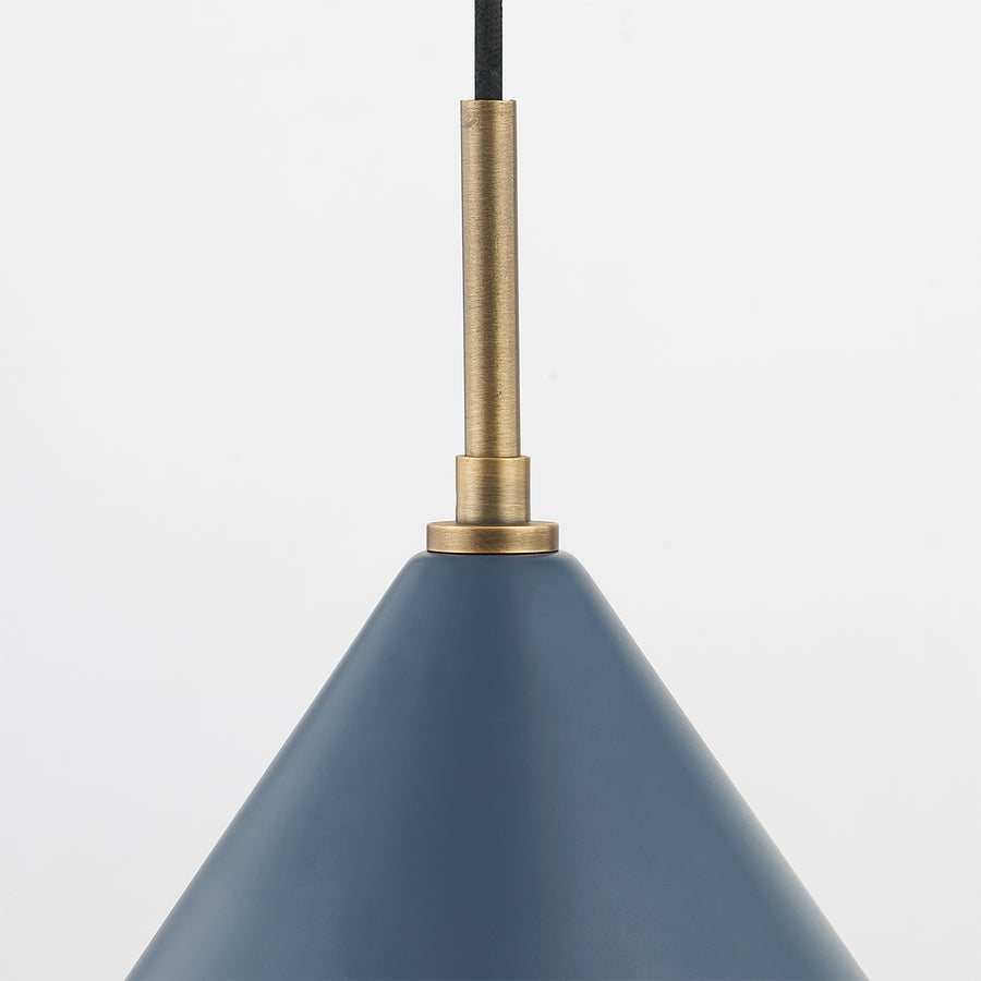 Troy Lighting FONTANA Pendant — F7618-PBR/SBL