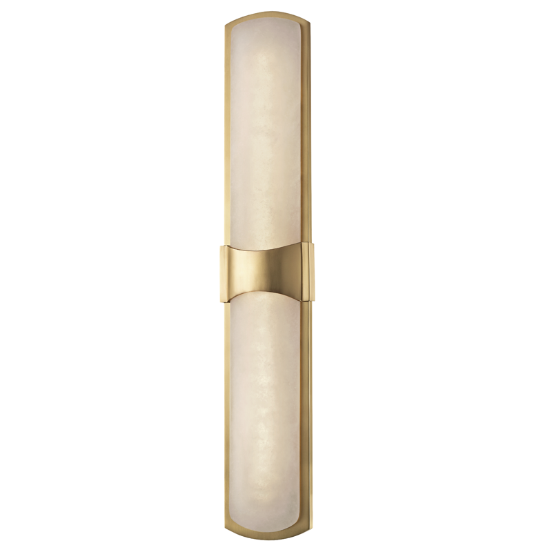 Hudson Valley Lighting Valencia Wall Sconce — Aged Brass