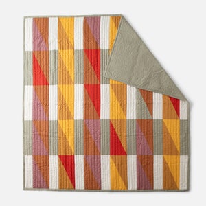 Modern Rooftops Quilt in Multicolor thumbnail 6