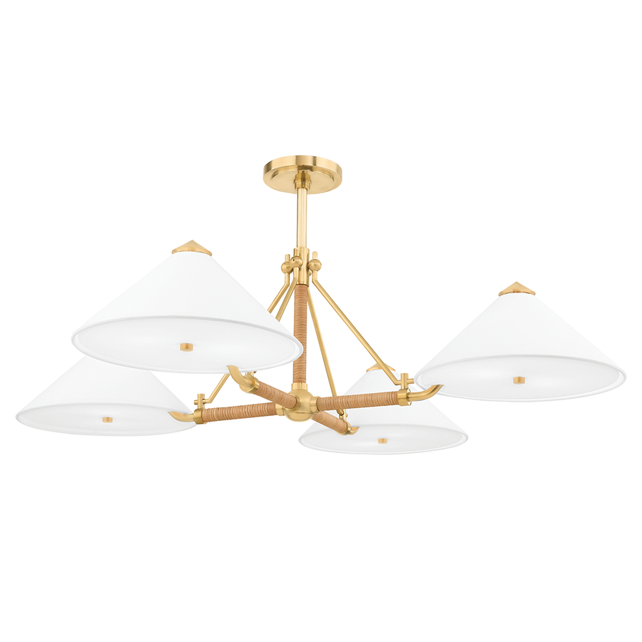 Hudson Valley Lighting Williamsburg Chandelier — Aged Brass