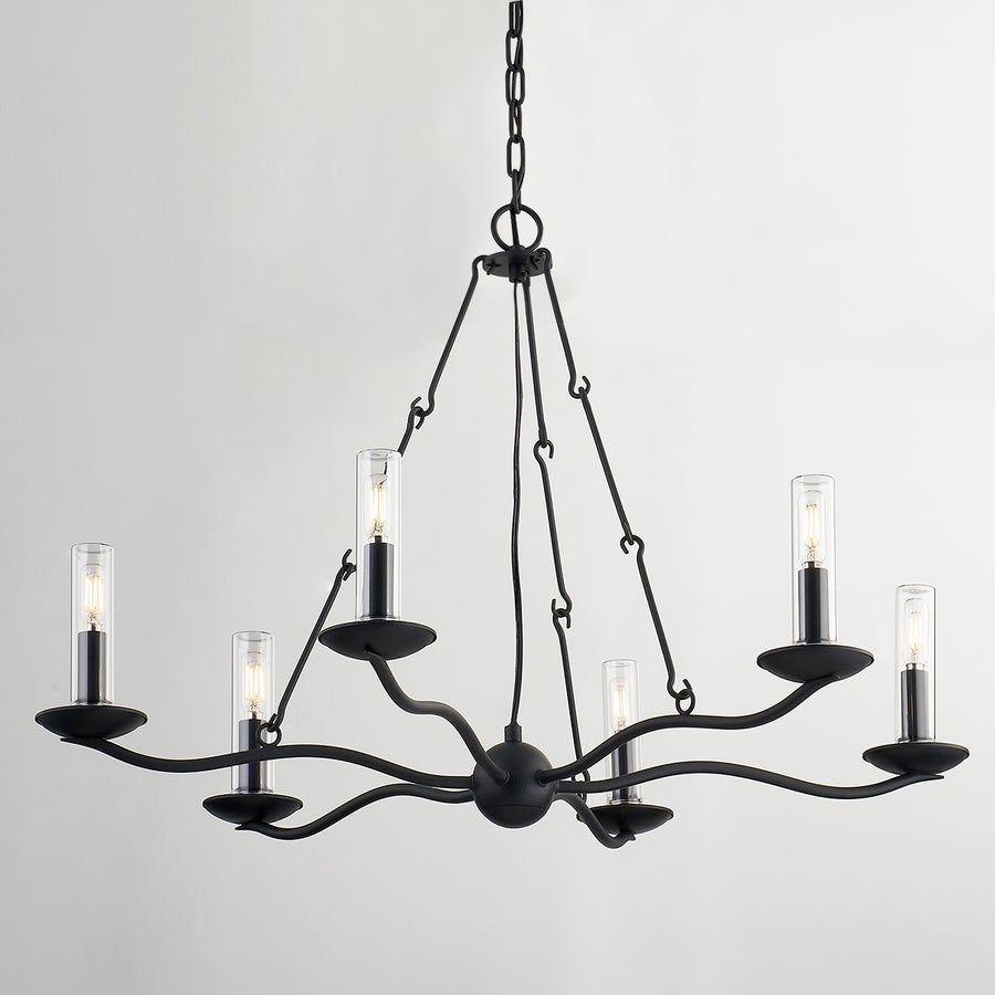 Troy Lighting Sawyer Exterior Chandelier — F6307-FOR