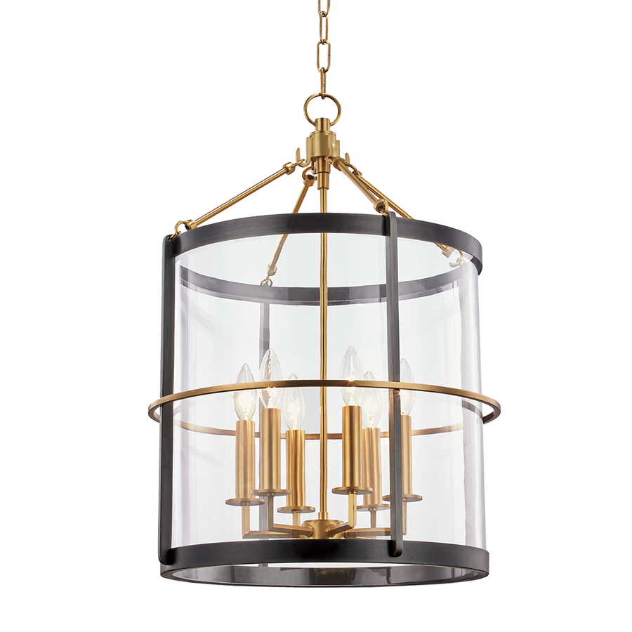 Hudson Valley Lighting Ren Lantern — BKO201-AOB