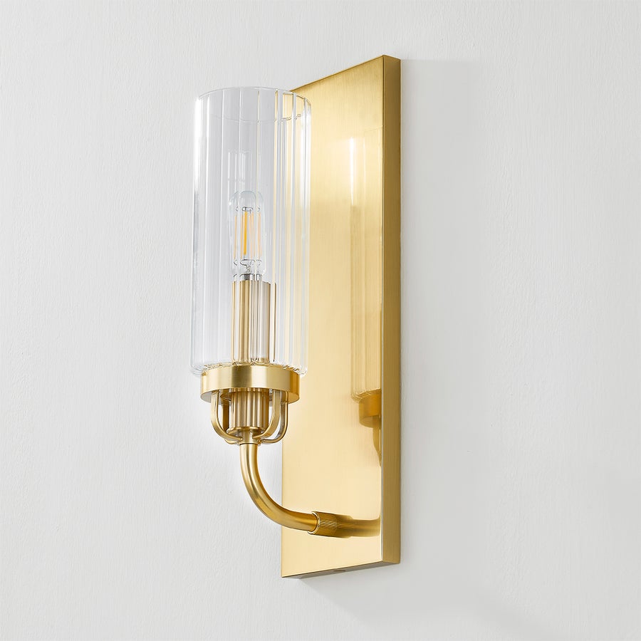 Hudson Valley Lighting HALIFAX Wall Sconce — Aged Brass