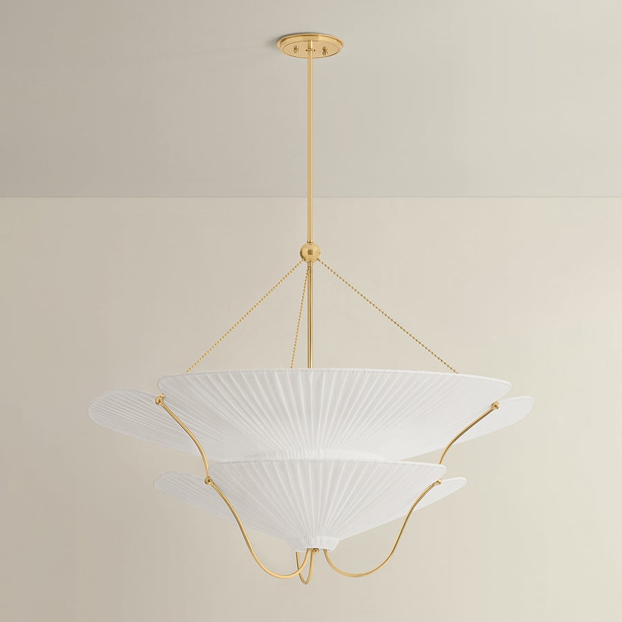 Hudson Valley Lighting Gerhard Chandelier — Aged Brass