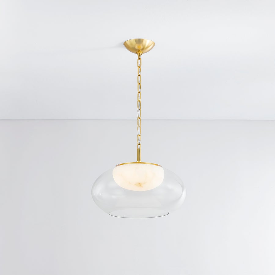Hudson Valley Lighting MOORE Pendant — Aged Brass