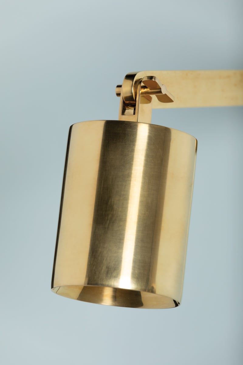 Hudson Valley Lighting HIGHGROVE Plug-in Sconce — Aged Brass
