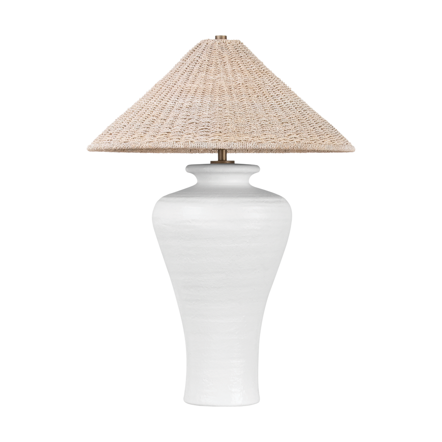 Troy Lighting Pezante TABLE LAMP — PTL1029-PBR/CLW