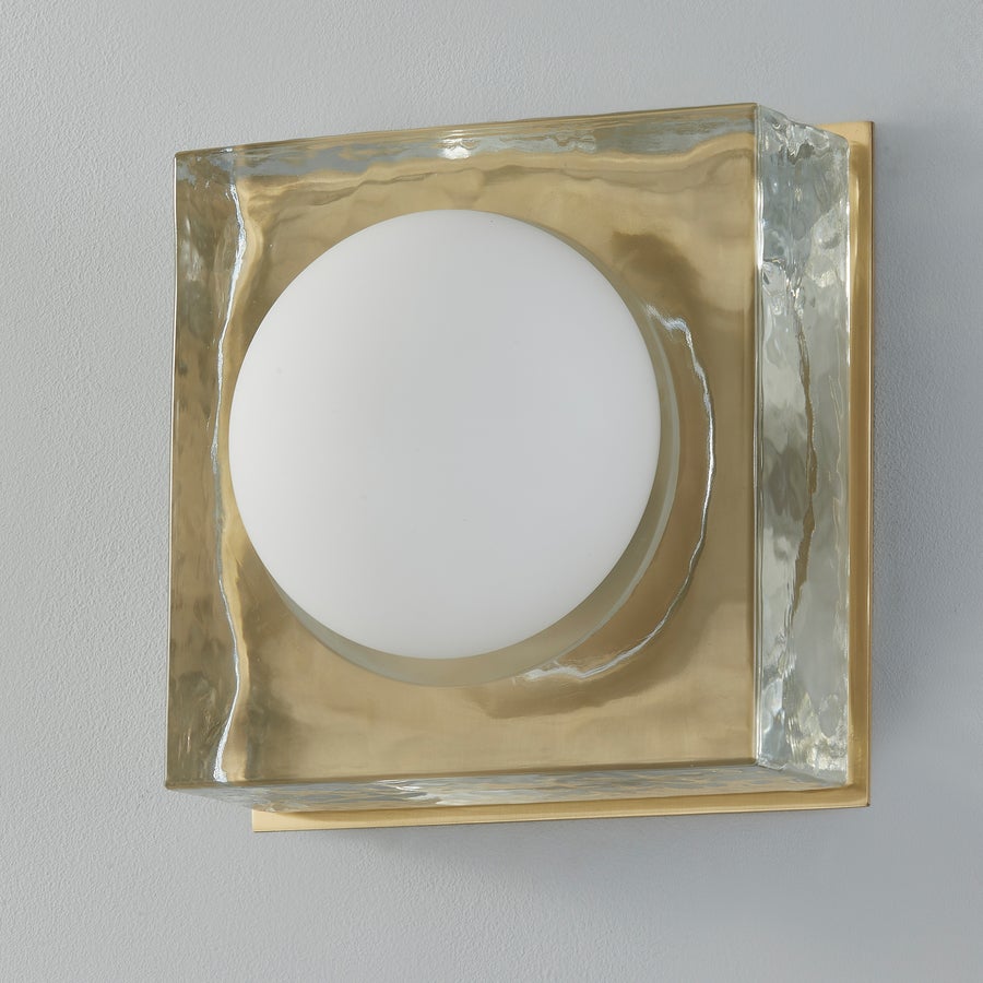 Hudson Valley Lighting Mackay Wall Sconce — Aged Brass