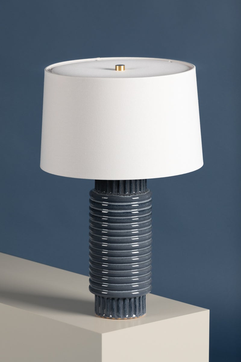 Hudson Valley Lighting BRODERICK Table Lamp — L1956-AGB/CGR