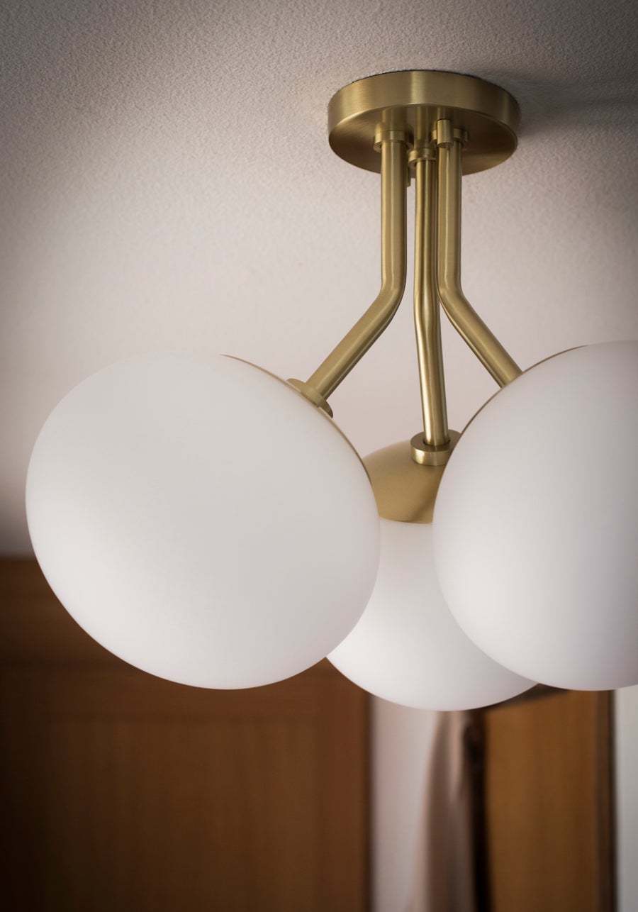 Mitzi Estee Semi Flush — H134603-AGB