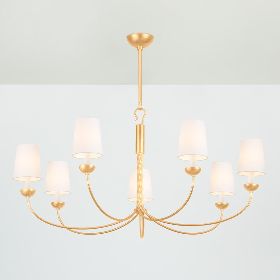 Hudson Valley Lighting MONTPELIER Chandelier — Vintage Gold Leaf