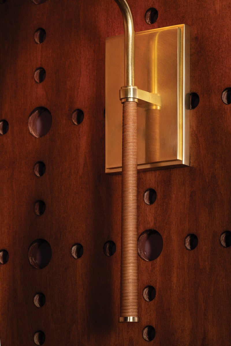 Hudson Valley Lighting SULLIVAN Wall Sconce — Aged Brass