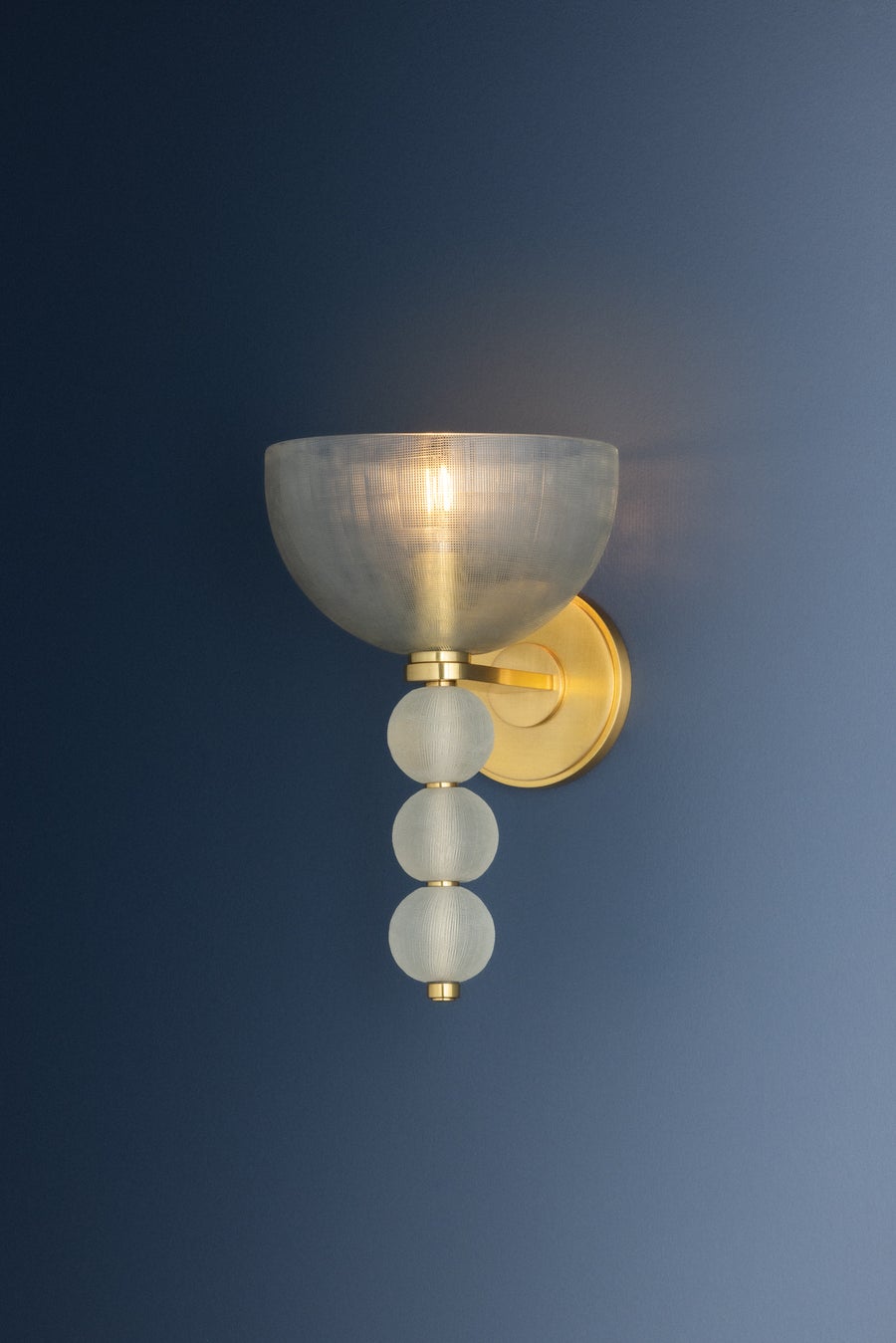 Hudson Valley Lighting Bloomvale Wall Sconce — Aged Brass