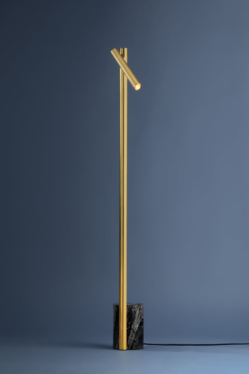 Hudson Valley Lighting CIRCLEVILLE Floor Lamp — Aged Brass