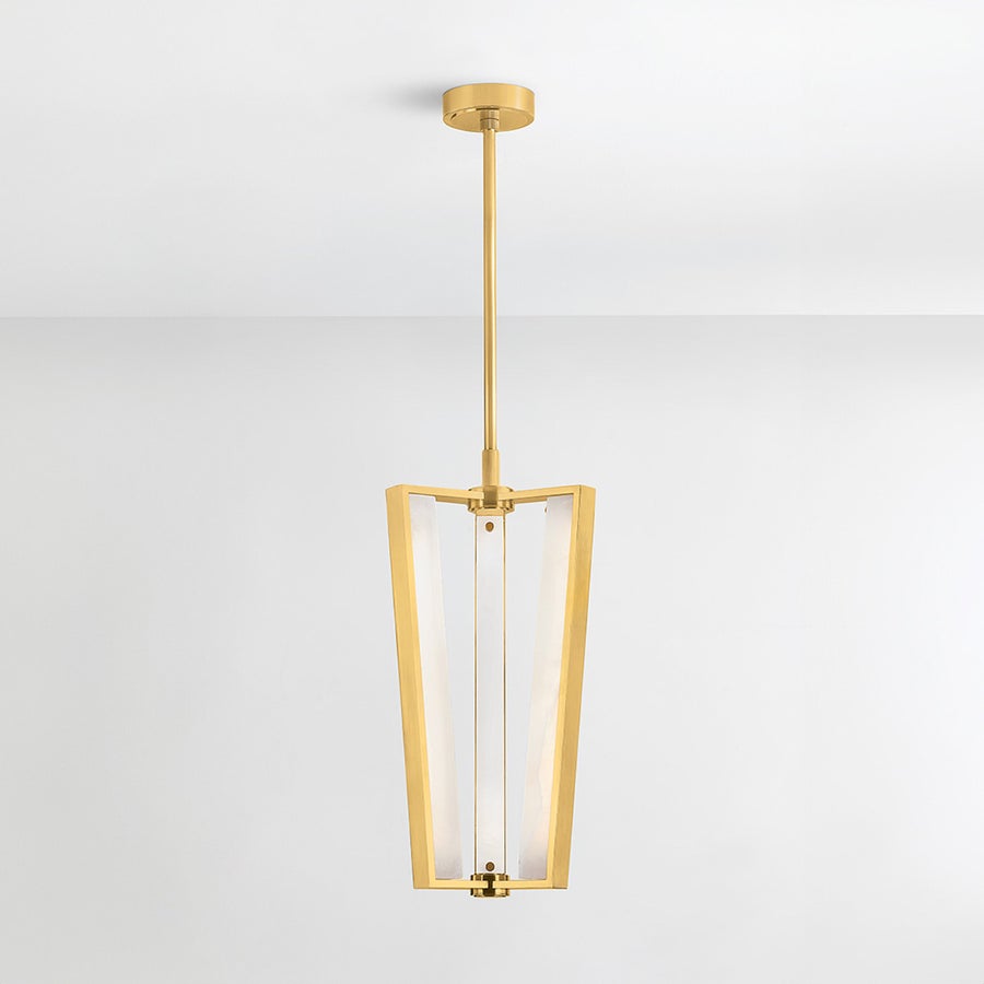 Hudson Valley Lighting EDGEMERE PENDANT — Aged Brass