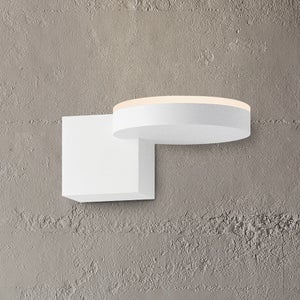 Disc-Cube Sconces & Wall in TEXTURE WHITE thumbnail 2