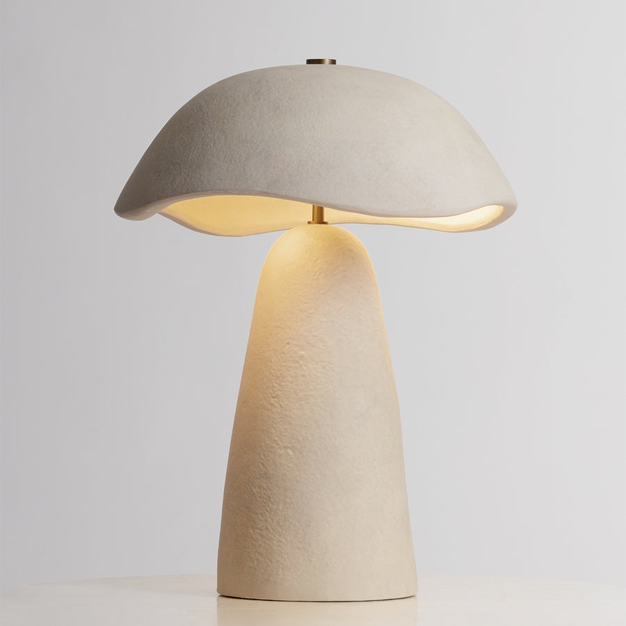 Troy Lighting Soloma Table Lamp — PTL1222-PBR/CAE