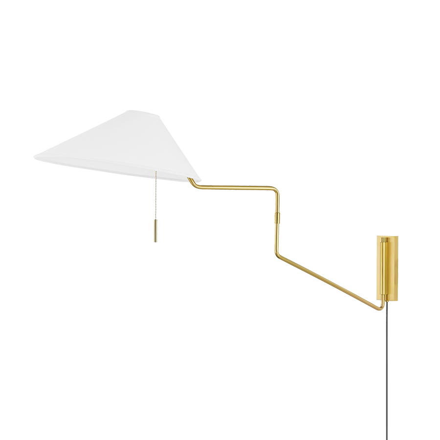 Mitzi Aisa Plug-In Sconce — HL647201-AGB