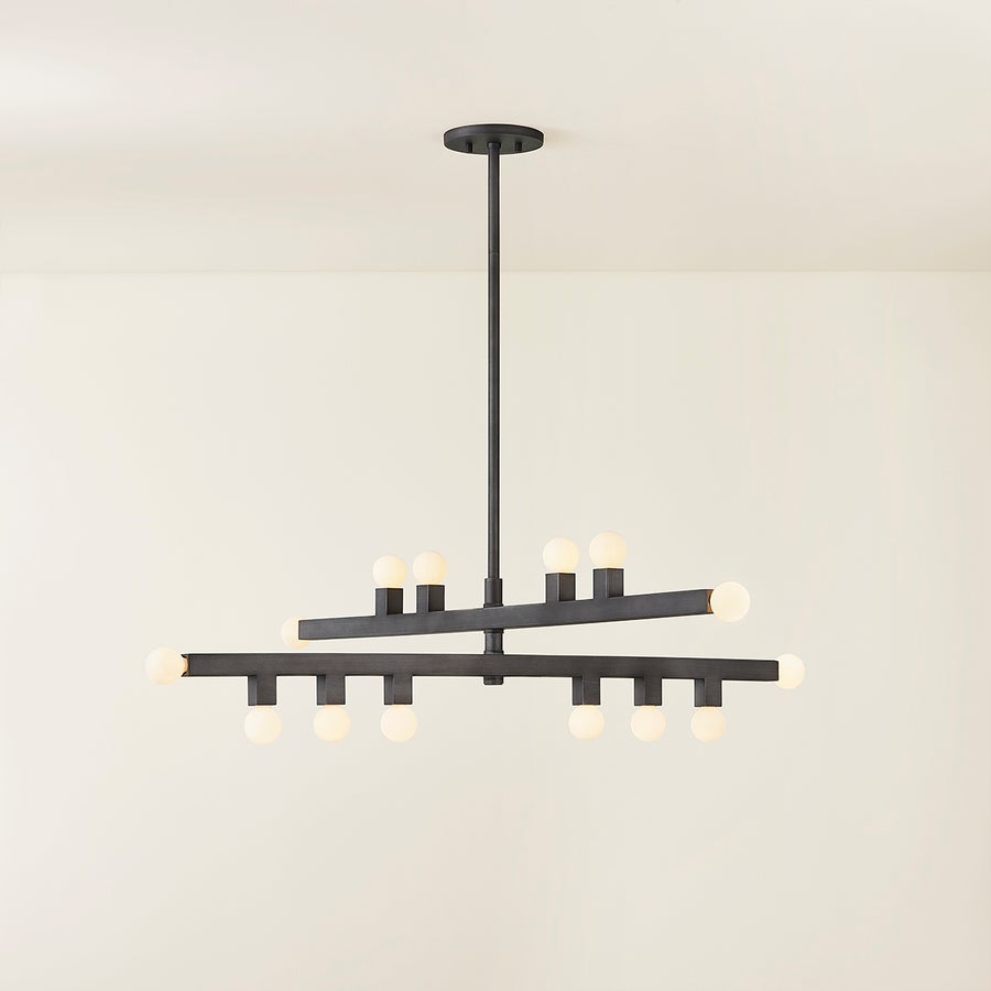 Mitzi Sutter Chandelier — H823914-GRA