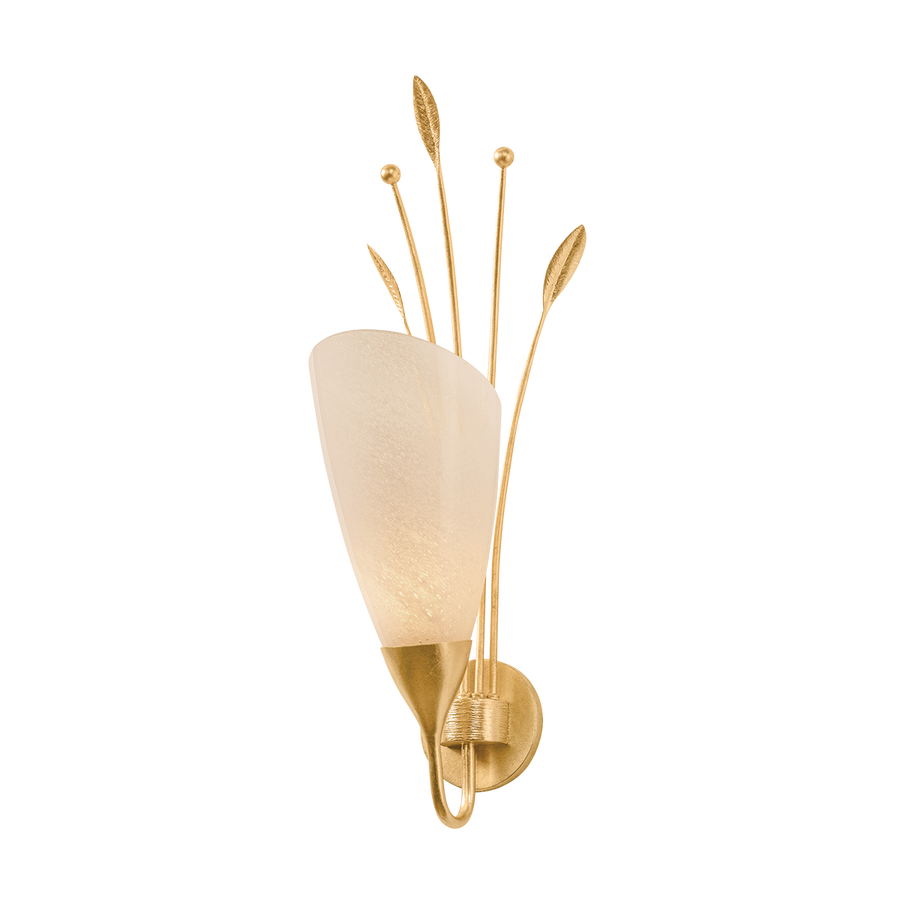 Hudson Valley Lighting Forest Glen Wall Sconce — Vintage Gold Leaf