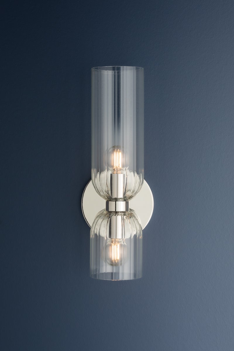 Hudson Valley Lighting Sayville Wall Sconce — Polished Nickel