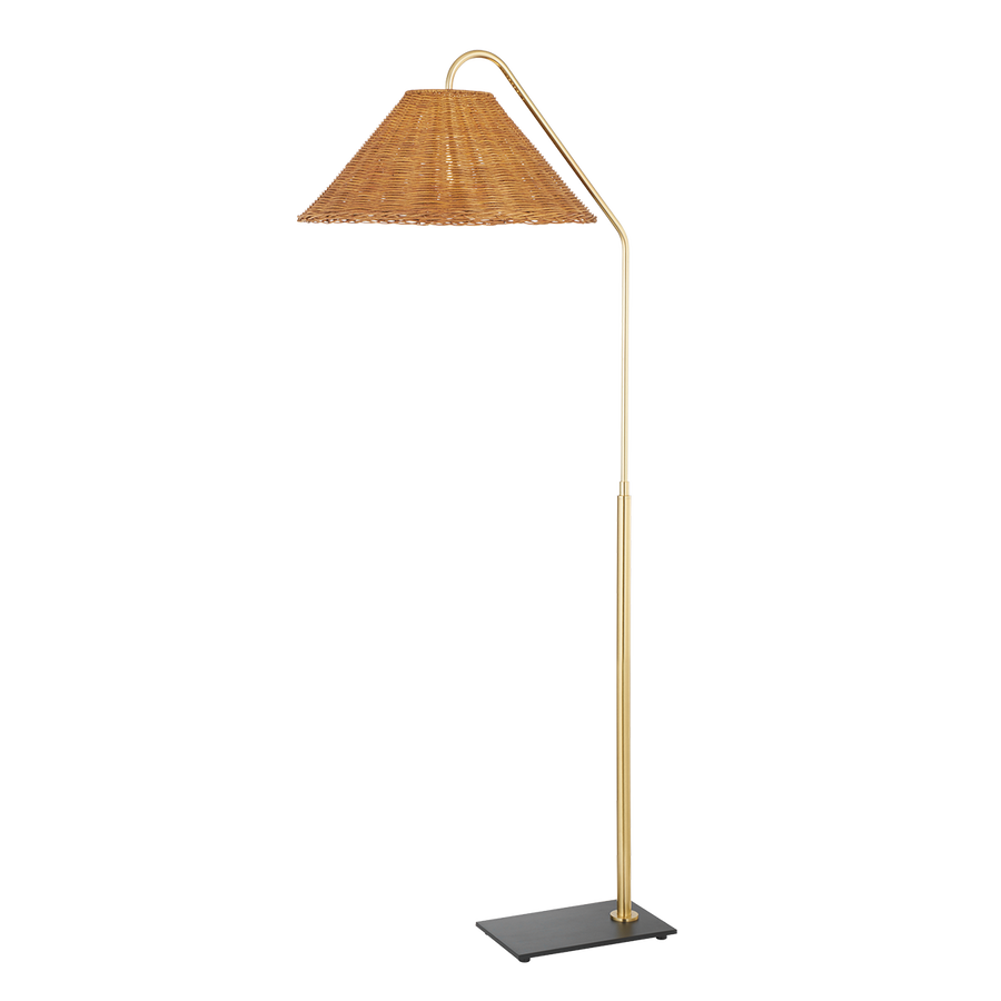 Mitzi Lauren Floor Lamp — HL599401-AGB/TBK
