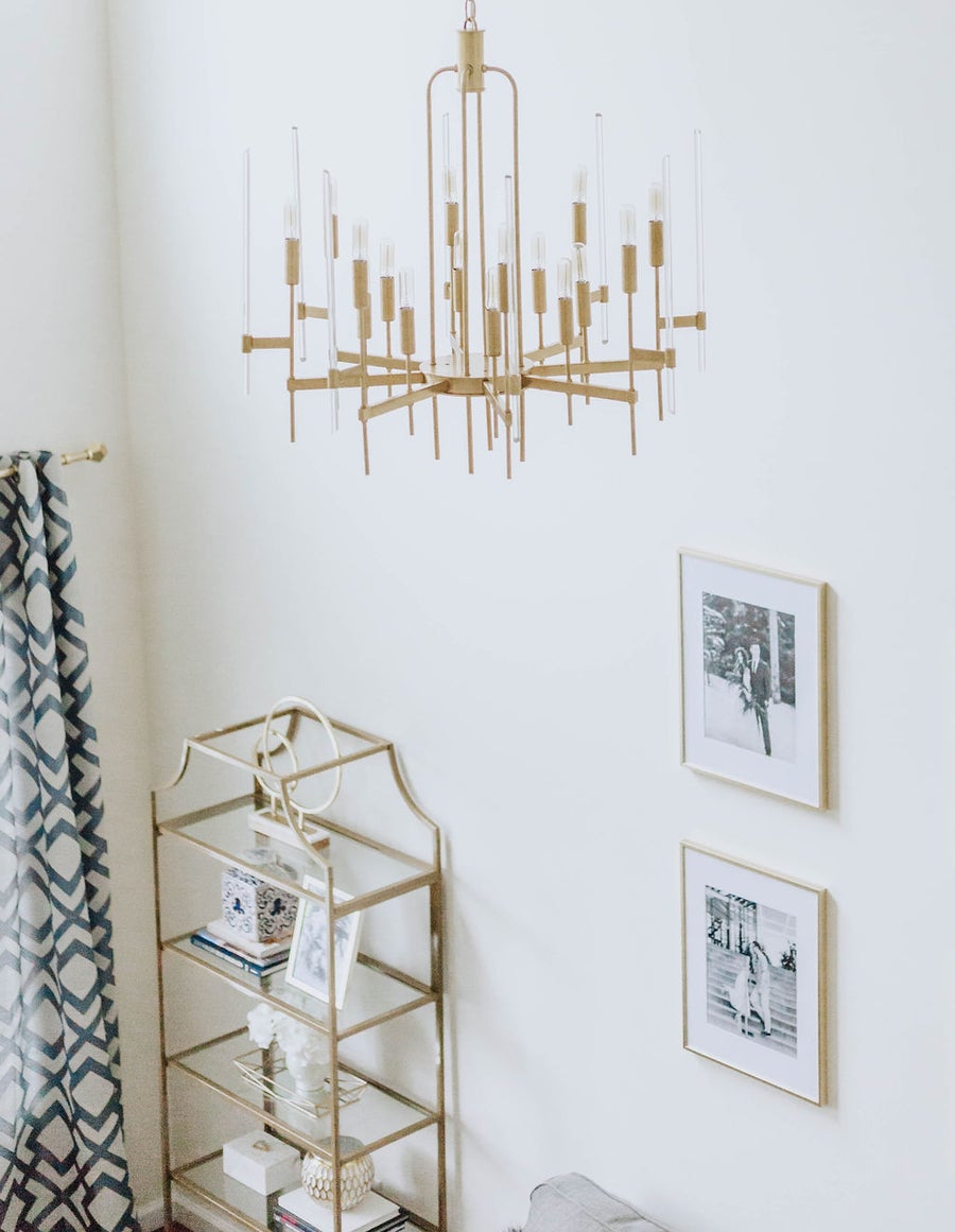 Hudson Valley Lighting Bari Chandelier — Aged Brass