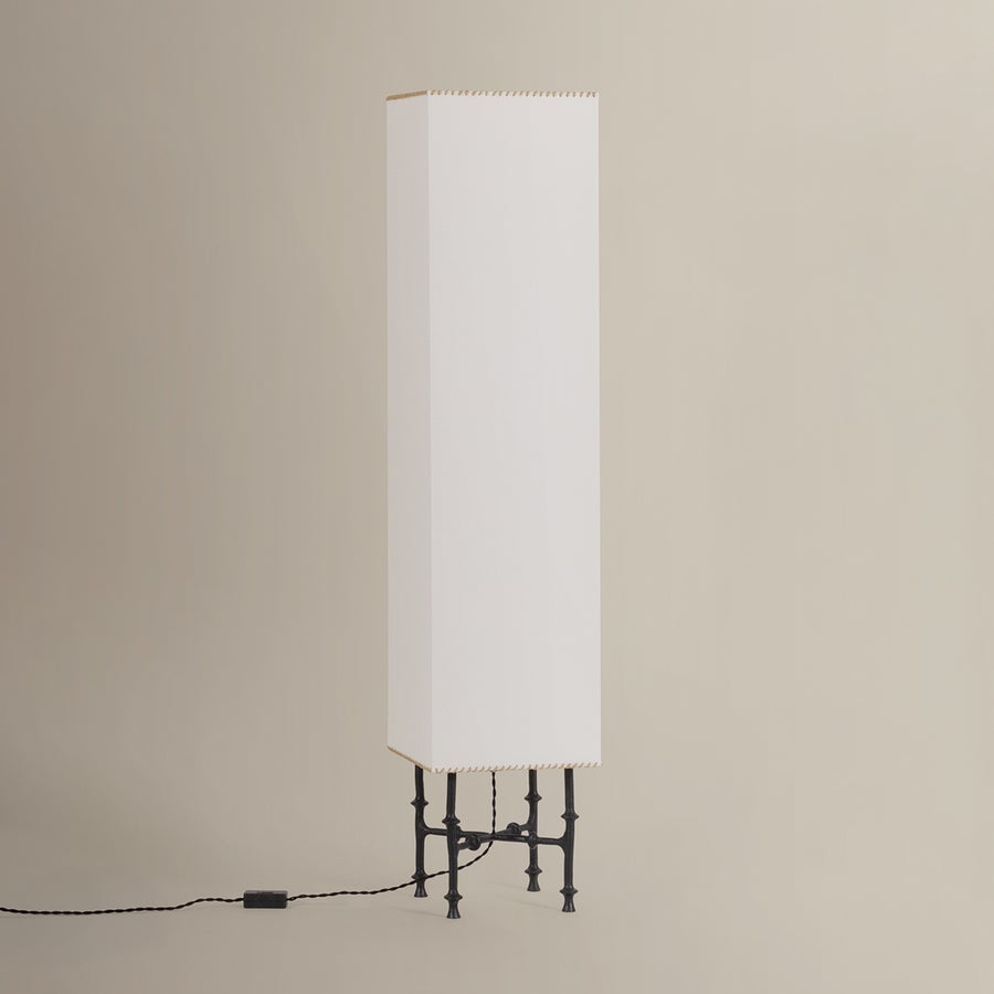 Hudson Valley Lighting Cy Floor Lamp — Black Iron