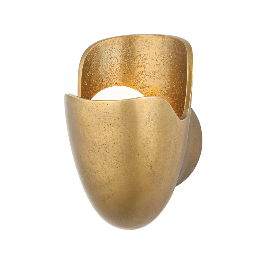 Hudson Valley Lighting Bideford Wall Sconce — Aged Brass