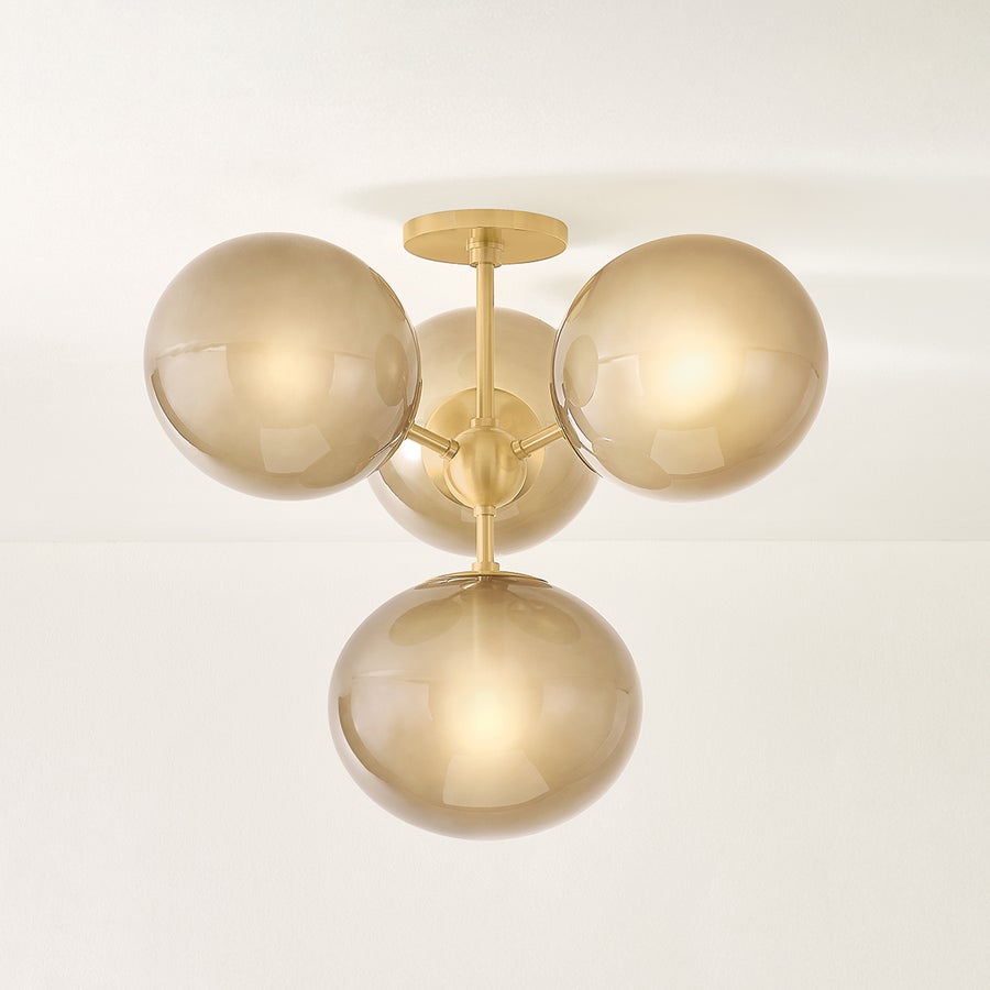 Mitzi Zaley Semi Flush — H1073604-AGB