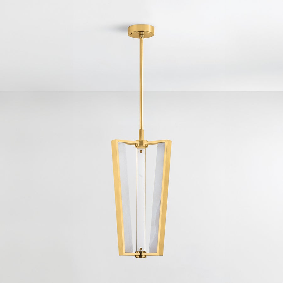 Hudson Valley Lighting EDGEMERE PENDANT — Aged Brass
