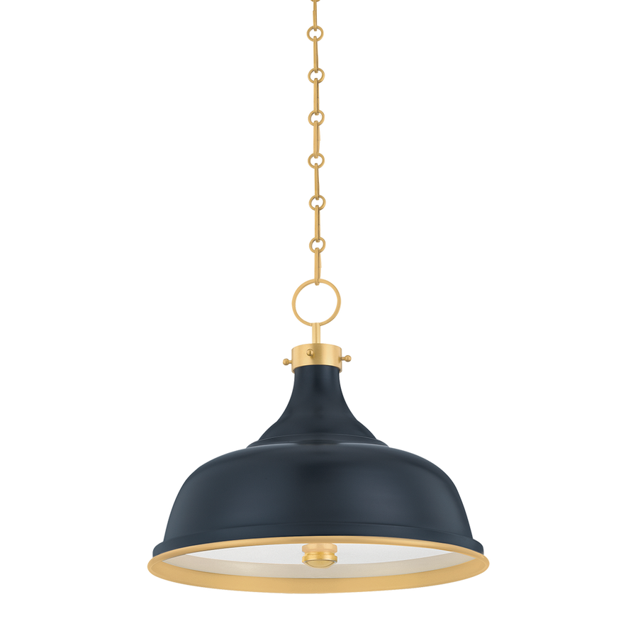 Hudson Valley Lighting Painted No. 1 Pendant — MDS300-AGB/DBL
