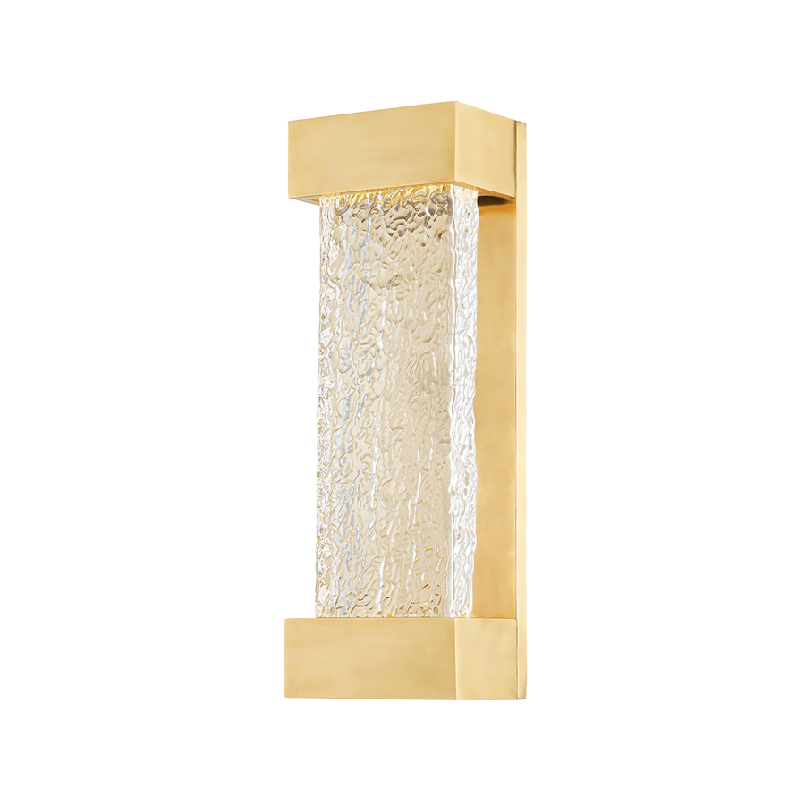 Hudson Valley Lighting Wharton Wall Sconce — Aged Brass