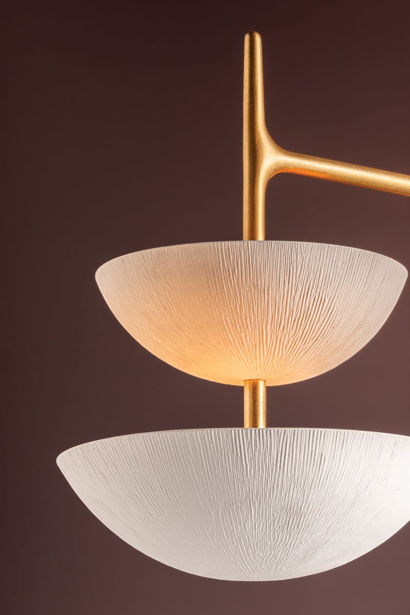 Corbett Lighting EVANDER Chandelier — 477-42-VGL/GSW