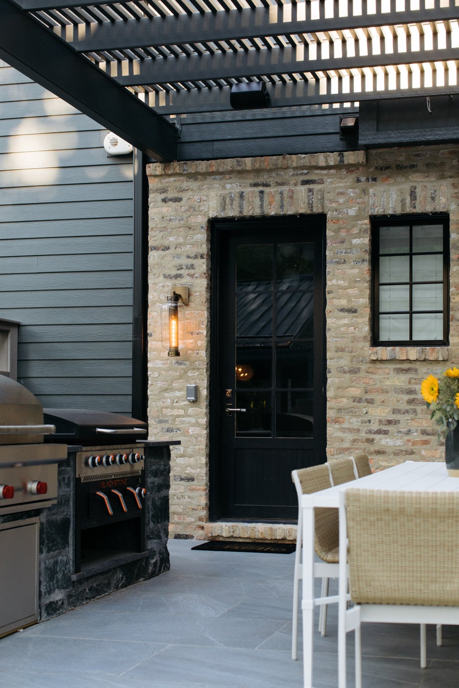 Troy Lighting Atwater Exterior Wall Sconce — B7031-PBR