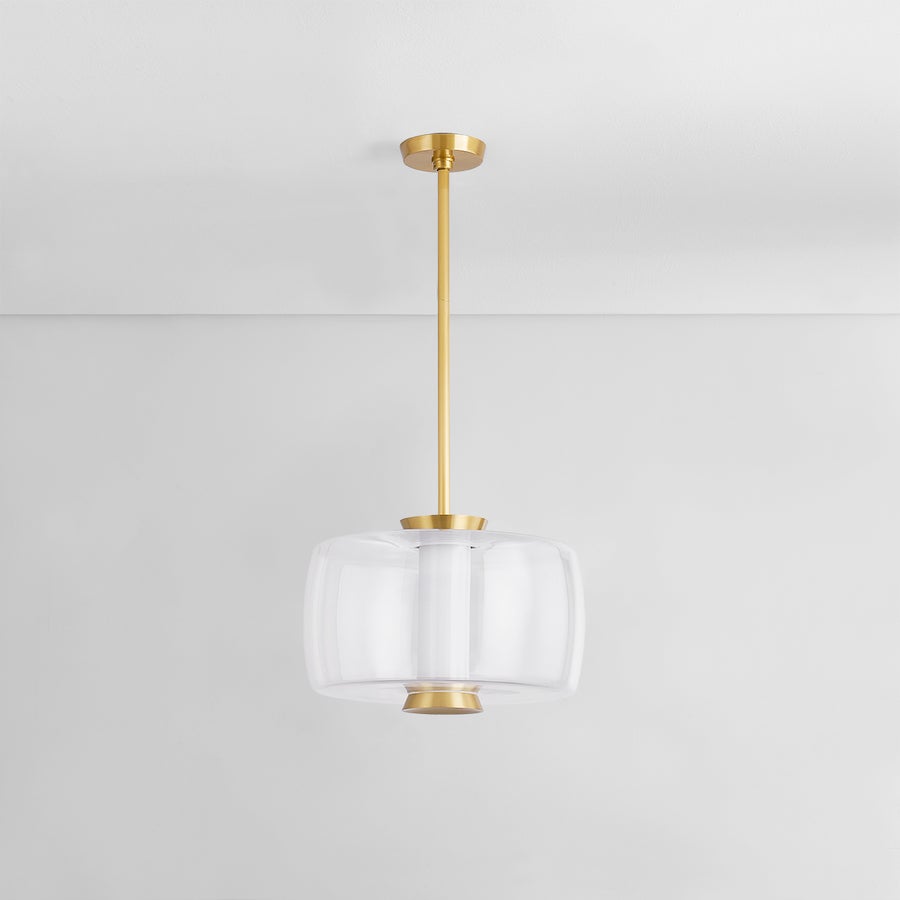 Hudson Valley Lighting BEAU Pendant — Aged Brass