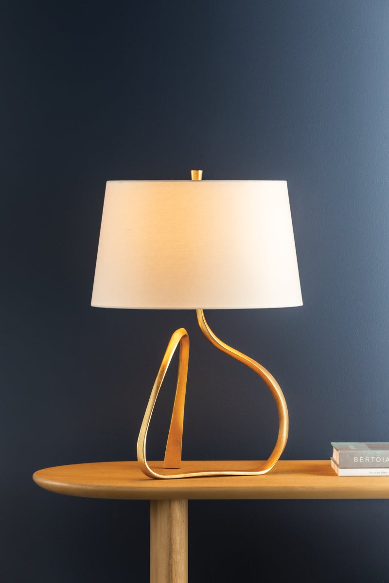 Hudson Valley Lighting Tharold Table Lamp — Vintage Gold Leaf