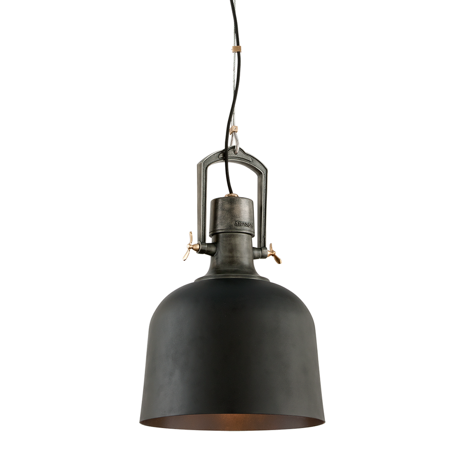 Troy Lighting Hangar 31 Pendant — F3546-SBK/APW/PBR