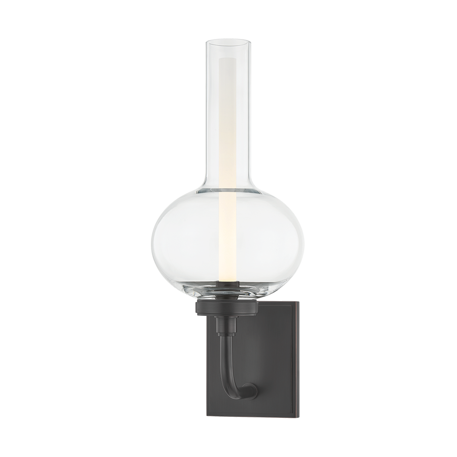 Hudson Valley Lighting Rossman Wall Sconce — Distressed Bronze