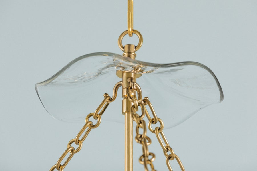 Hudson Valley Lighting ROUSHAM Lantern — Aged Brass