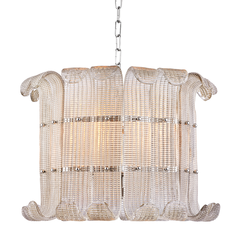 Hudson Valley Lighting Brasher Chandelier — Polished Nickel
